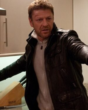 Sean Bean Cleanskin Ewan Leather Jacket