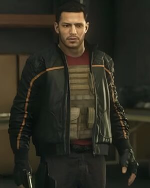 Stylish Black Bomber Jacket Inspired by Nicholas Gonzalez as Nick Mendoza in Battlefield Hardline