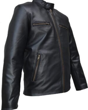 Stylish Black Jacket Inspired by Jeremy Renner’s Hawkeye Look in Avengers Age of Ultron