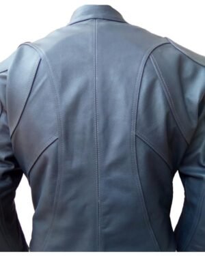 Stylish Black Leather Jacket Inspired by Batman’s Iconic Look in Arkham City