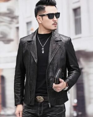 Stylish Black LeatherJacket Inspired by Donnie Yen as Xiang in xXx Return of Xander Cage