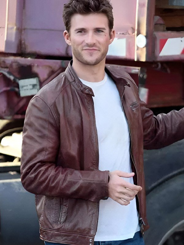 Stylish Celebrity Inspired Brown Leather Jacket for Men