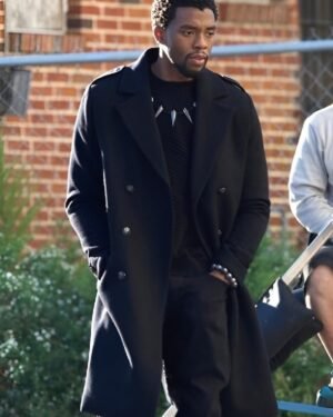 Stylish T’Challa Black Coat from Black Panther