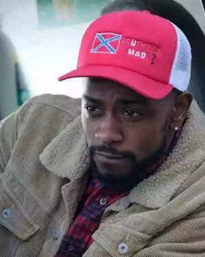 Vintage Fur-Lined Corduroy Jacket Inspired by Lakeith Stanfield’s Look in Atlanta