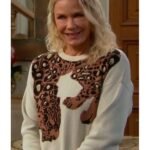 Bold and the Beautiful Brooke Loganq Leopard Graphic Sweater