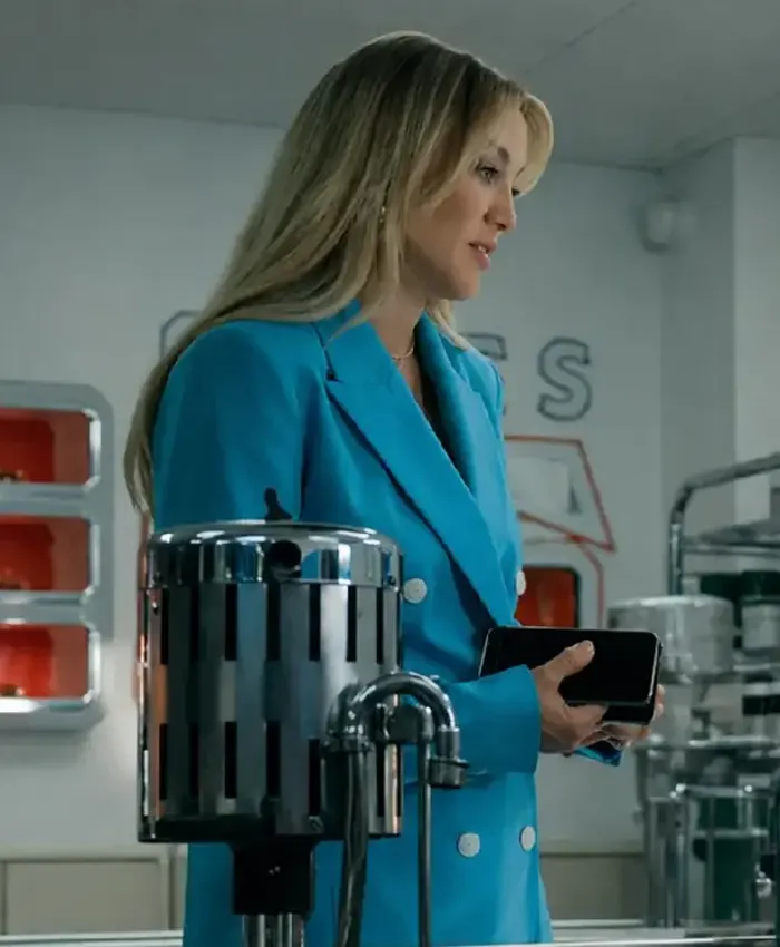 Kate Hudson Running Point S02 Blue Suit - Image 2