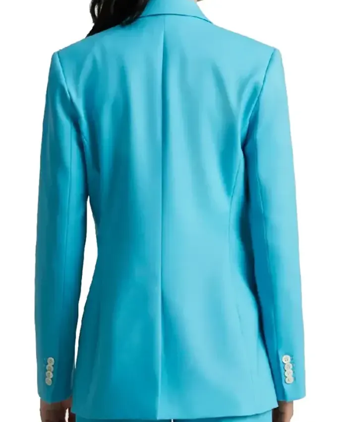 Kate Hudson Running Point S02 Blue Suit - Image 3
