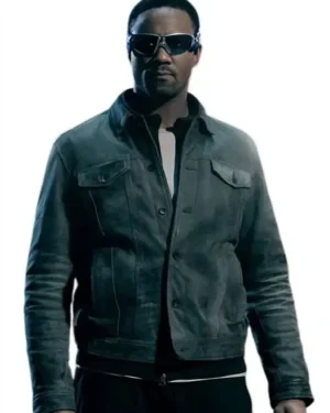 The Boys Season 5 Reggie Franklin Suede Jacket - Image 1