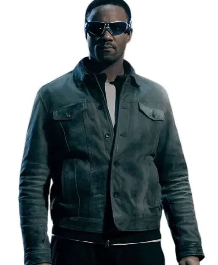 The Boys Season 5 Reggie Franklin Suede Jacket - Image 1