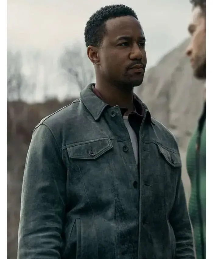 The Boys Season 5 Reggie Franklin Suede Jacket - Image 3