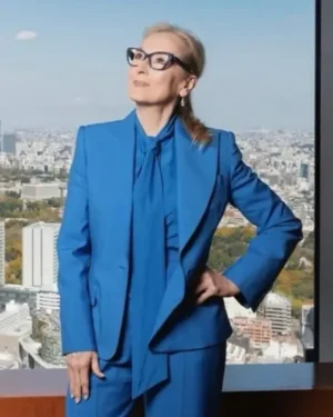 The Devil Wears Prada 2 Meryl Streep Blue Blazer - Image 2