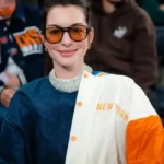 Anne Hathaway Knicks Jacket