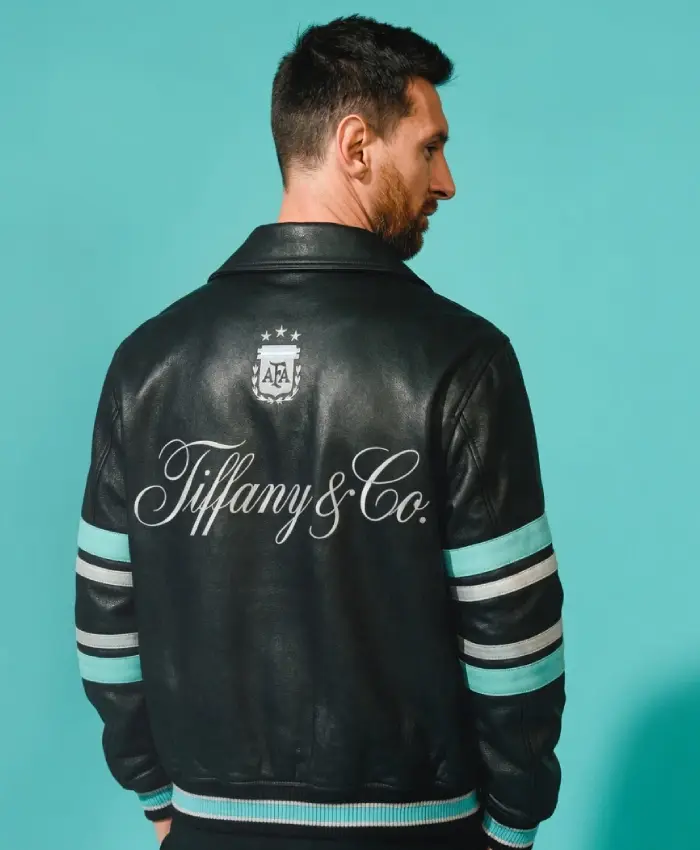Tiffany & Co Lionel Messi Leather Jacket - Image 1
