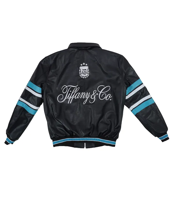 Tiffany & Co Lionel Messi Leather Jacket - Image 3