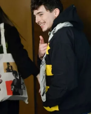 Timothee Chalamet 75th Berlinale Stripe Jacket - Celebrity Trendy Outfit - Image 3
